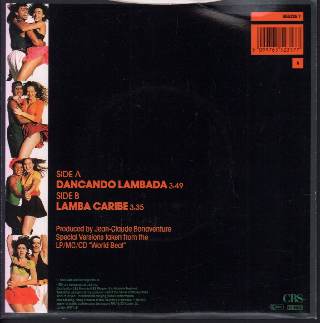 Kaoma - Dancando Lambada - 7 Inch