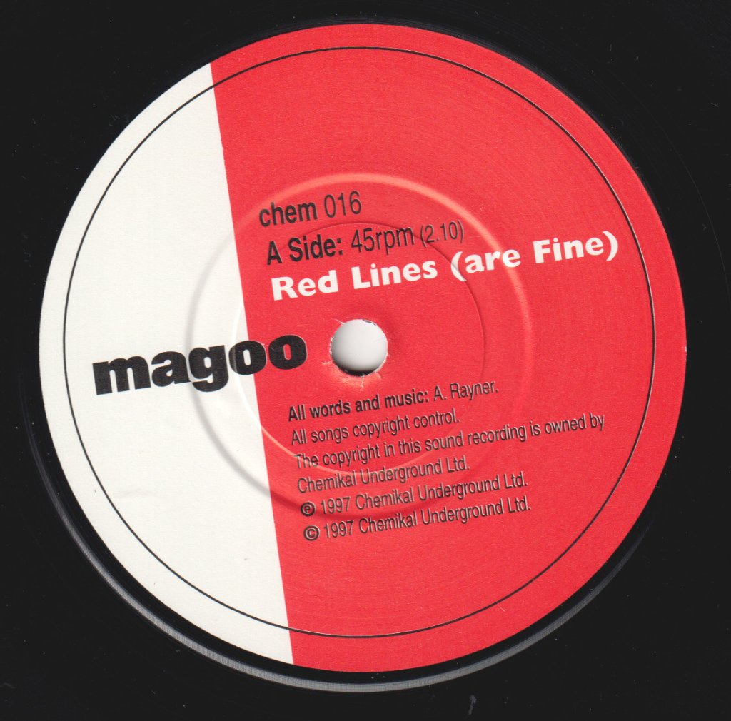 Magoo - Red Lines (Are Fine) - 7 Inch