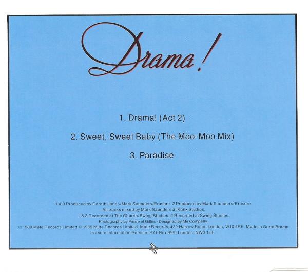 Erasure - Drama! - Cd