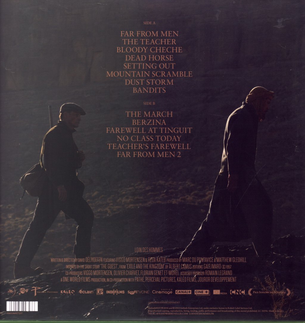 Nick Cave & Warren Ellis - Loin Des Hommes (Original Motion Picture Soundtrack) - Lp