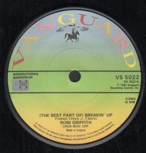 Roni Griffith - Best Part Of Breakin Up - 7 Inch