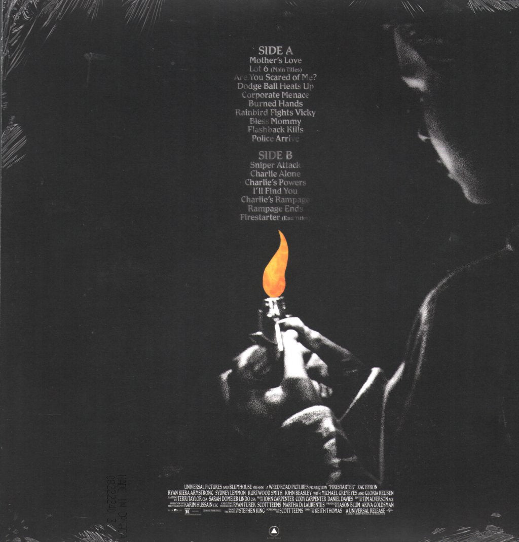 John Carpenter, Cody Carpenter and Daniel Davies - Firestarter Original Motion Picture Soundtrack (Yellow & Bone Splatter) - Lp