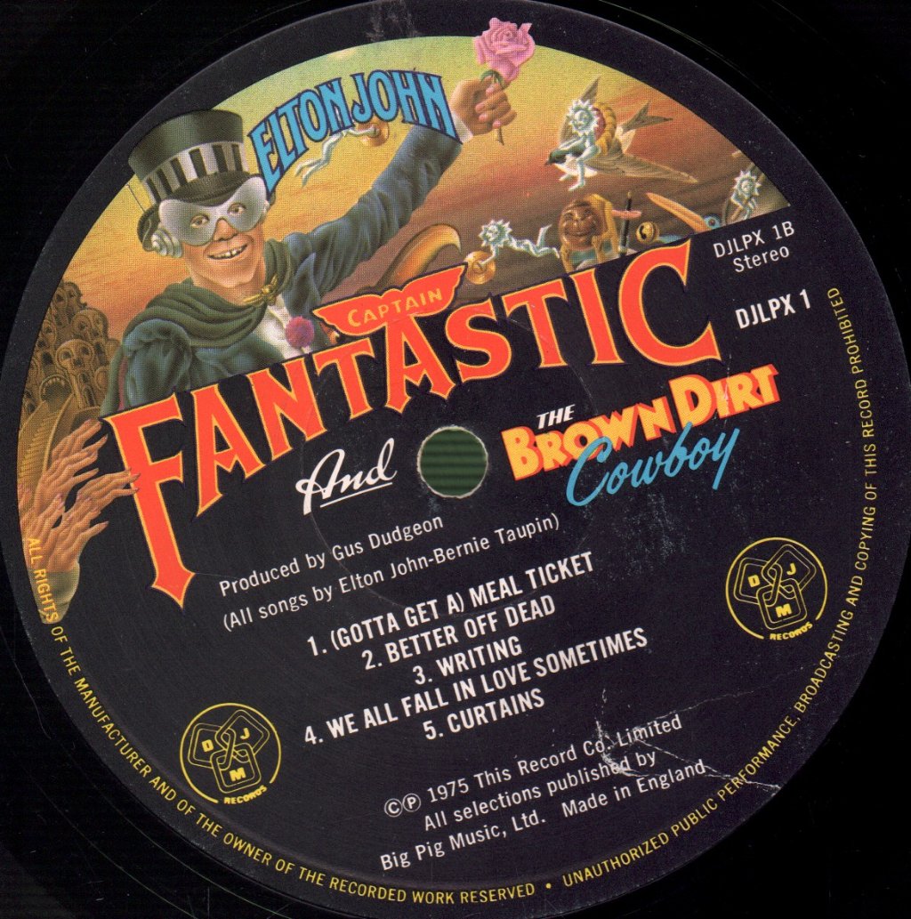 Elton John - Captain Fantastic - Lp