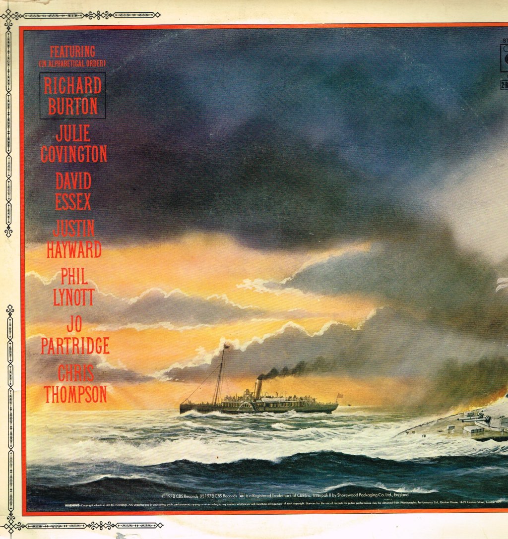 Jeff Wayne - War Of The Worlds - Double Lp
