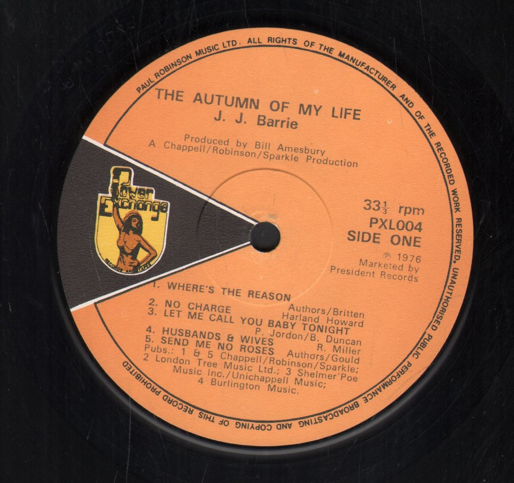 J.j. Barrie - Autumn Of My Life - Lp