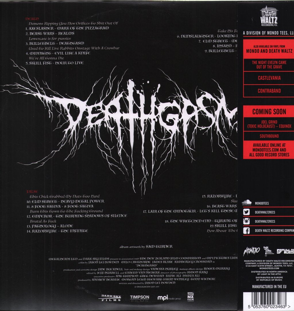 Various Artists - Deathgasm (Original Motion Picture Soundtrack) - Lp