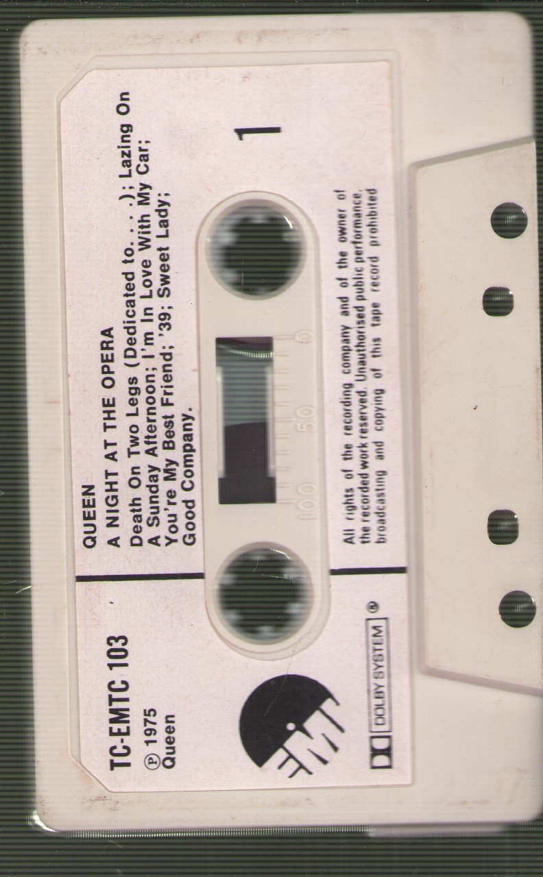 Queen - A Night At The Opera - Cassette