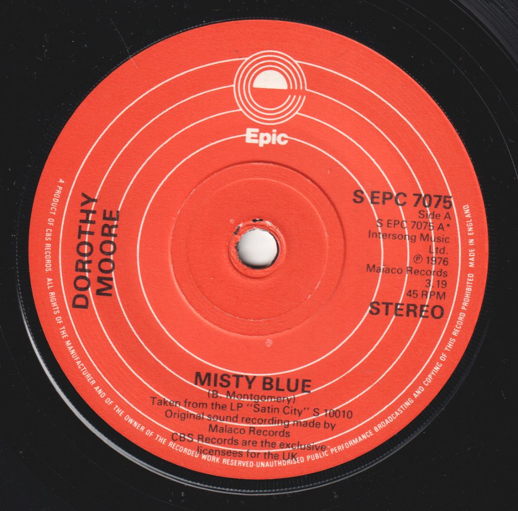 Dorothy Moore - Misty Blue - 7 Inch