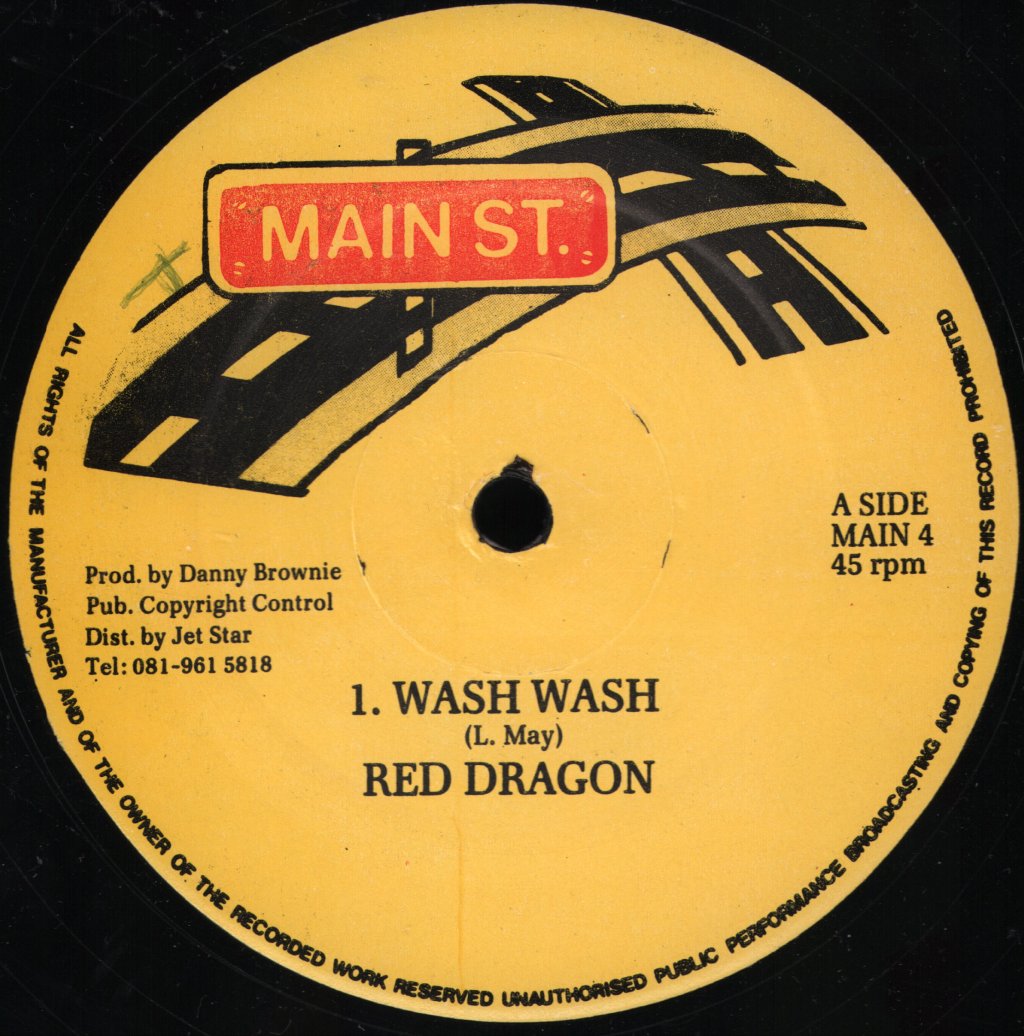 Red Dragon / Papa Beeto / Joseph Stepper - Wash Wash / Mek Dem Hate Water So / Curla Rolla - 12 Inch