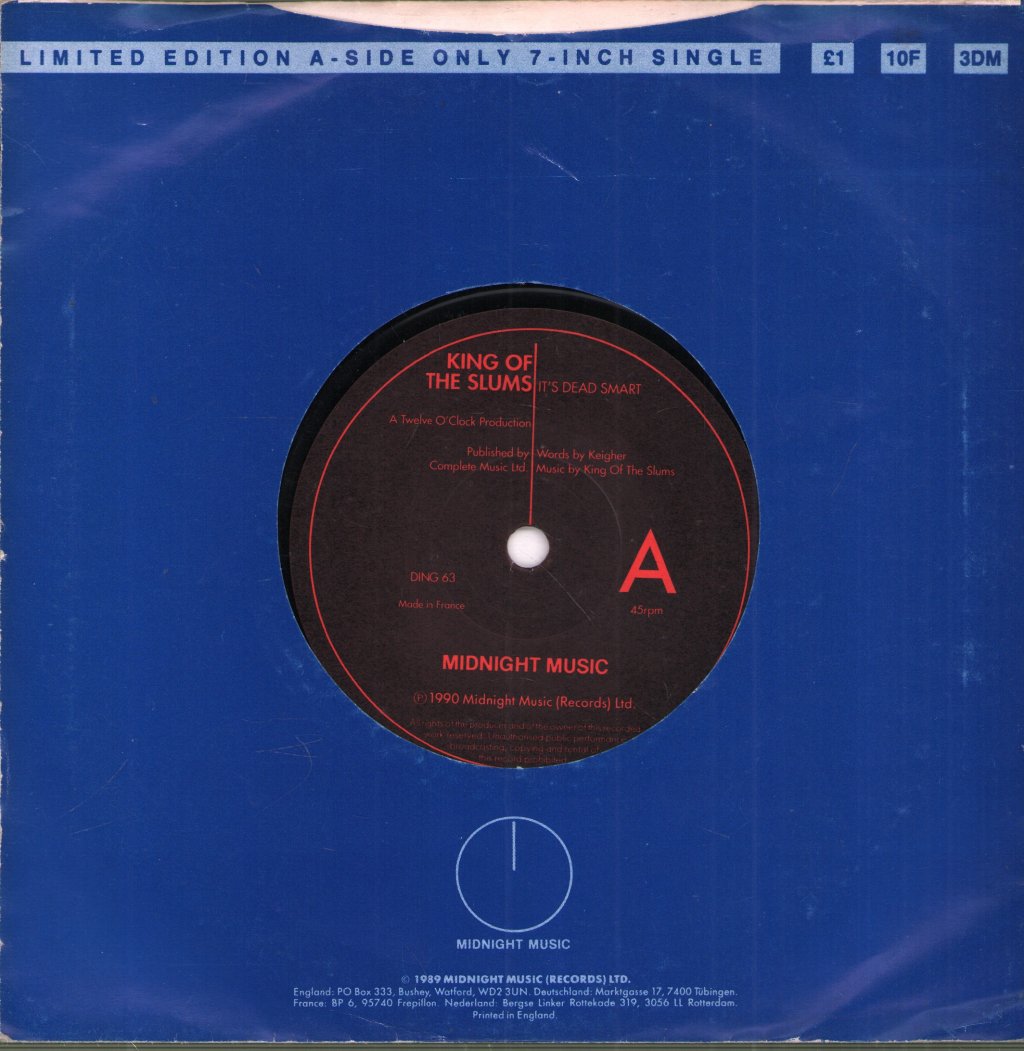 King Of The Slums - It's Dead Smart - 7 Inch