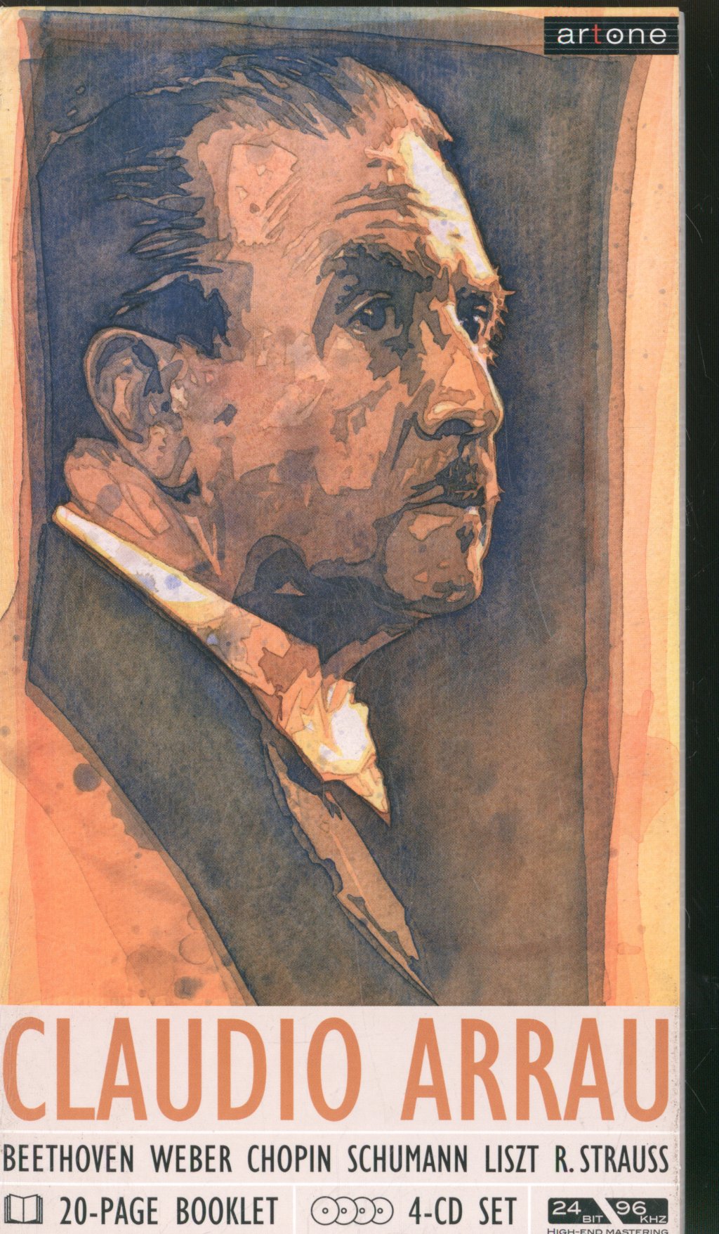 Claudio Arrau - Beethoven Weber Chopin Schummann Liszt Strauss - Cd Set