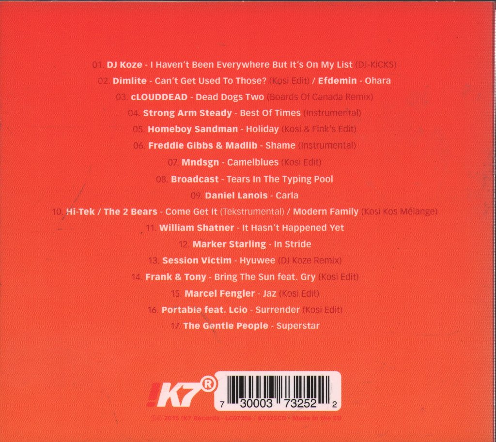 DJ Koze - DJ-Kicks - Cd