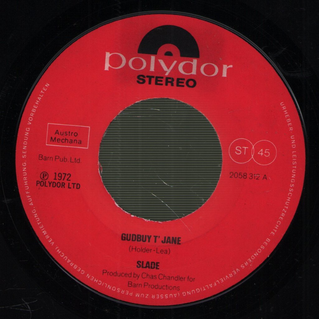 Slade - Gudbuy T'jane - 7 Inch