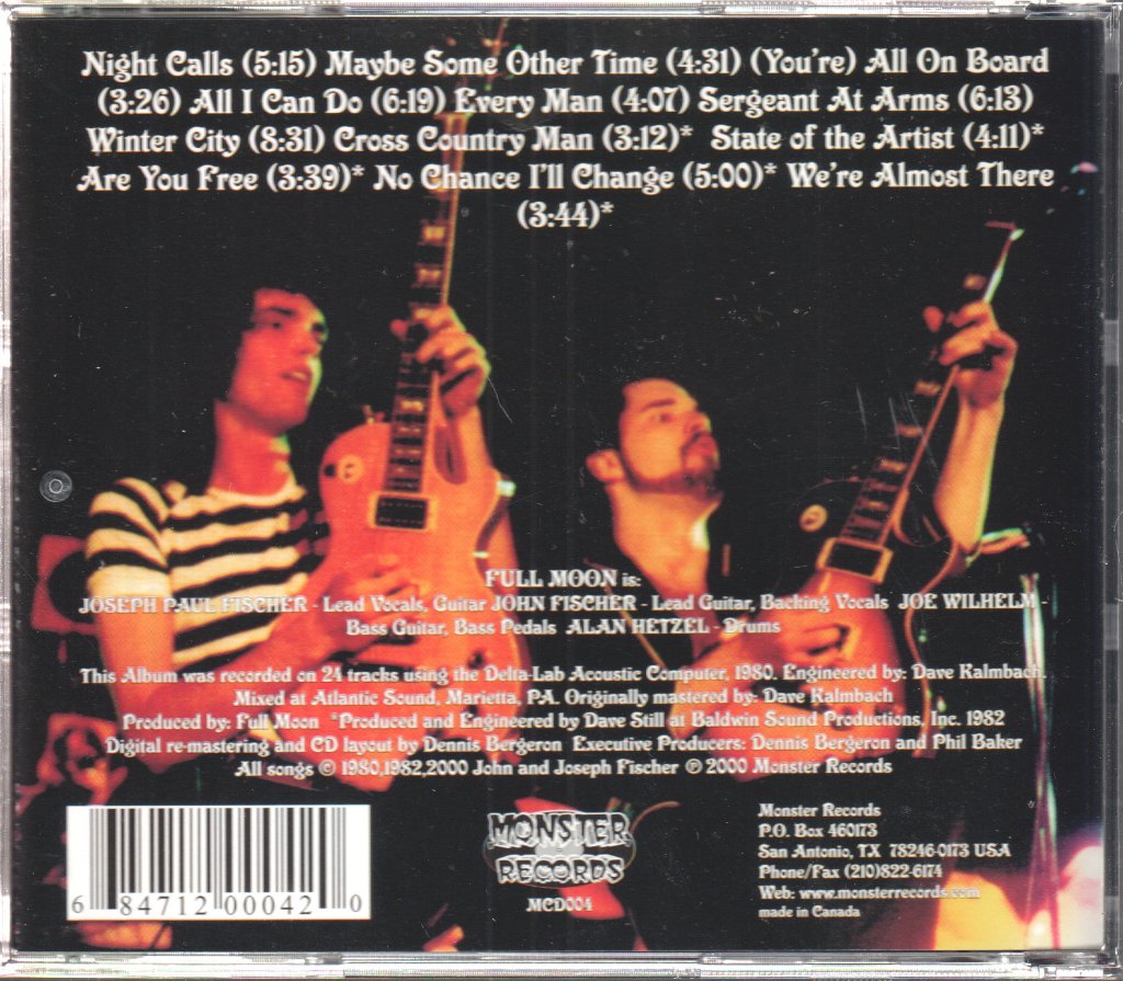 Full Moon (US rock band) - State Of The Artist - Cd