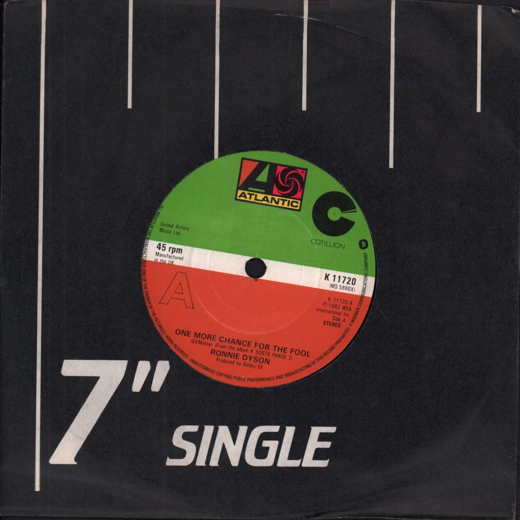 Ronnie Dyson - One More Chance For The Fool - 7 Inch
