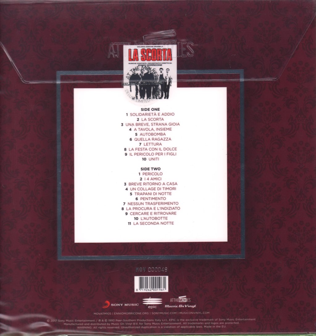 Ennio Morricone - La Scorta (Colonna Sonora Originale) - Lp