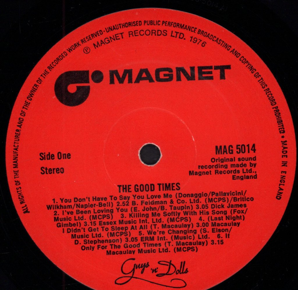 Guys N Dolls - Good Times - Lp