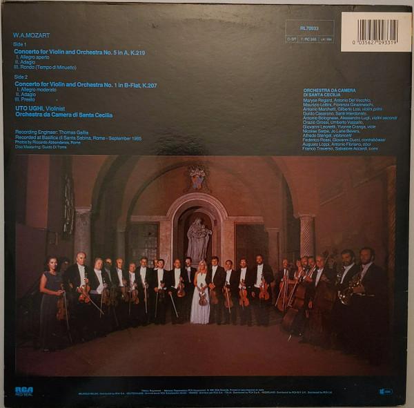 Uto Ughi - Mozart Violin Concertos Nos.1 & 5 - Lp