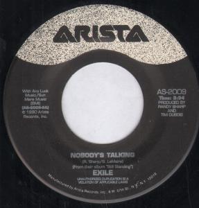 Exile (70'S Pop Group) - Nobody's Talking - 7 Inch