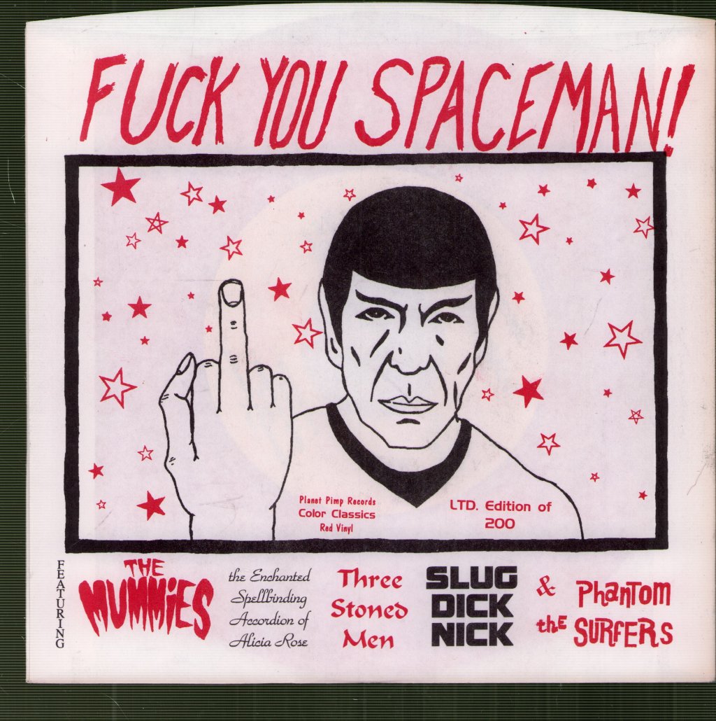 Various Artists - Fuck You Spaceman! - 7 Inch