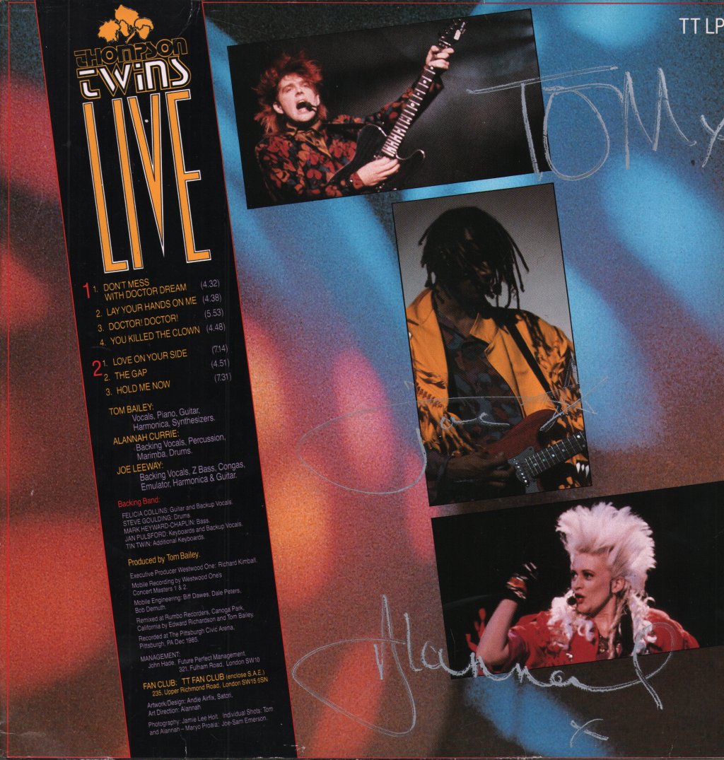 Thompson Twins - Thompson Twins Live - Lp