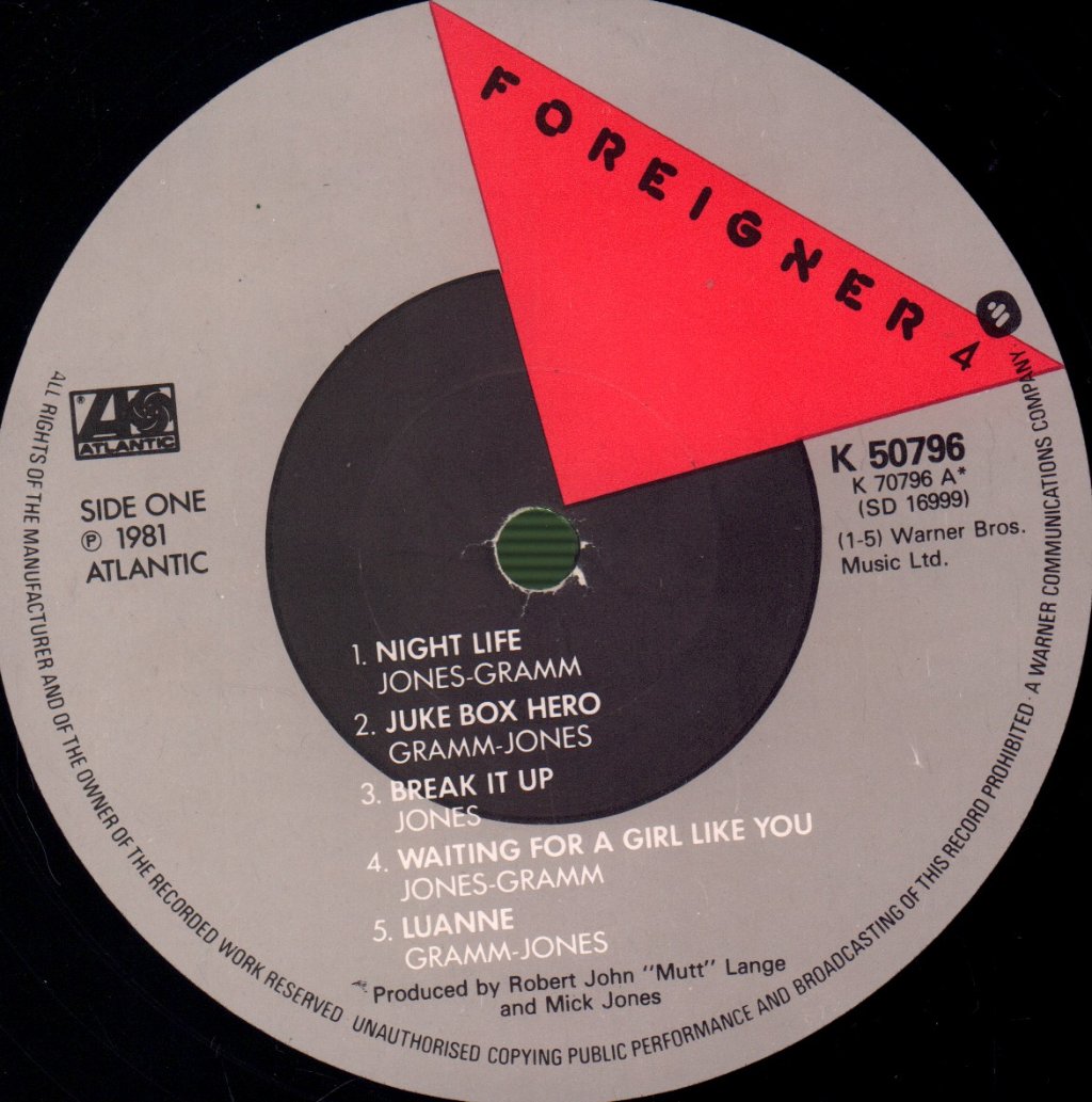 Foreigner - 4 - Lp