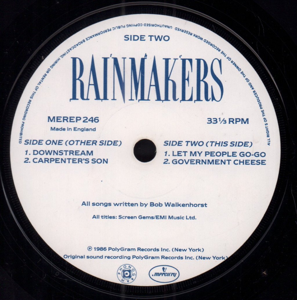 Rainmakers (80'S) - Downstream - 7 Inch