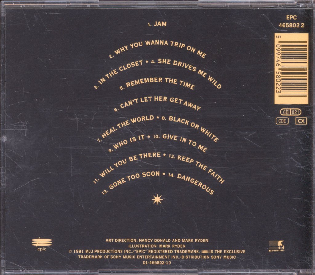 Michael Jackson - Dangerous - Cd