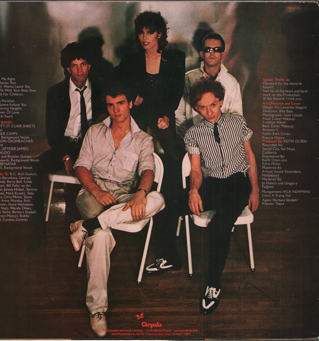 Pat Benatar - Crimes Of Passion - Lp