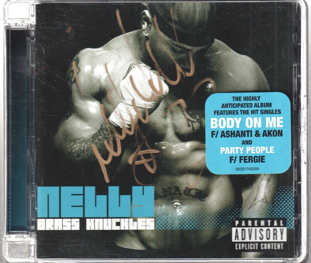 Nelly - Brass Knuckles - Signed Front Insert - Cd
