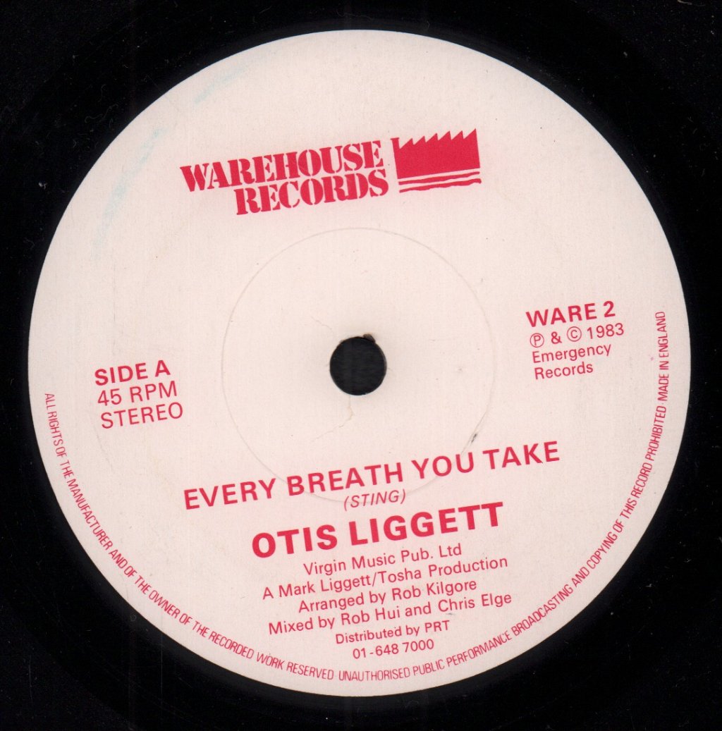 Otis Liggett - Every Breath You Take - 7 Inch