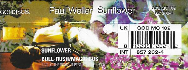 Paul Weller - Sunflower - Cassette
