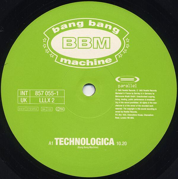 Bang Bang Machine - Technologica - 12 Inch
