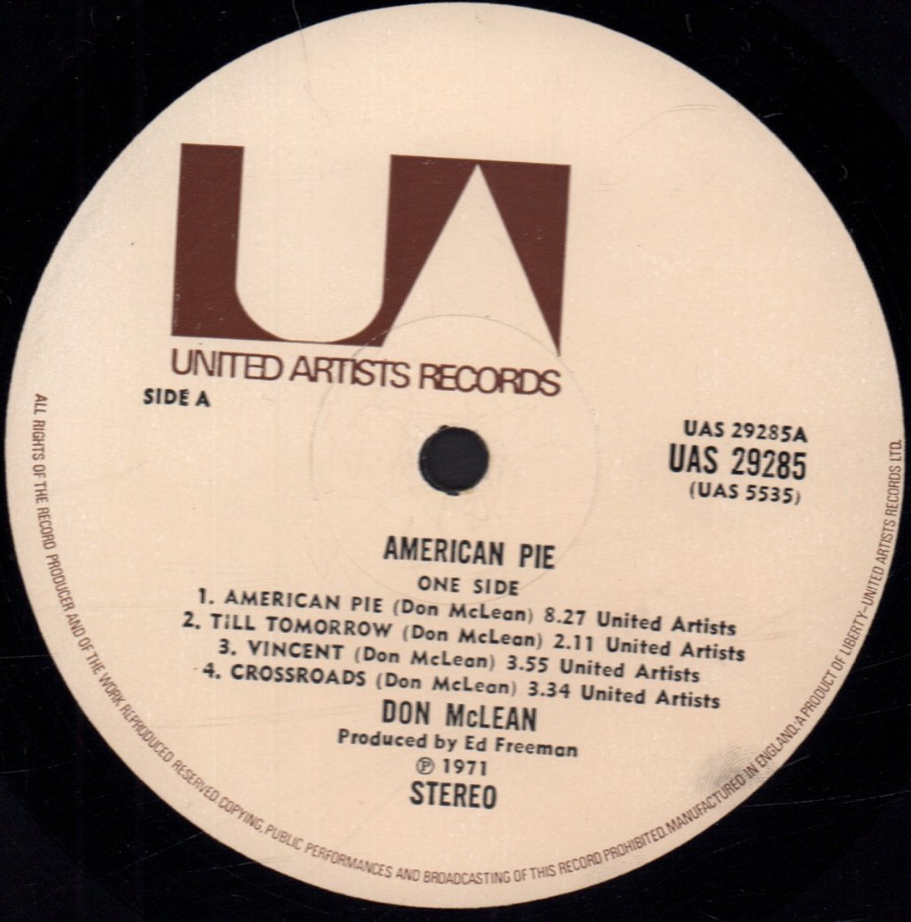Don McLean - American Pie - Lp