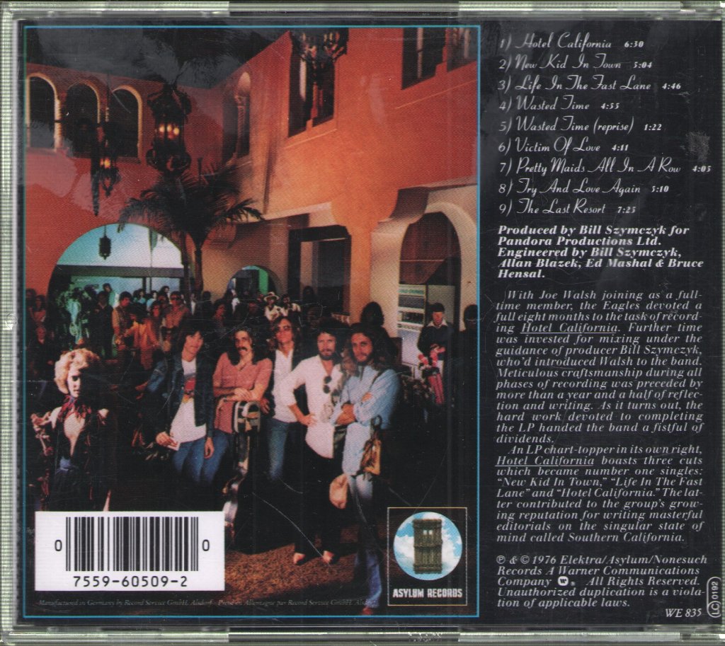 Eagles (Rock Group) - Hotel California - Cd