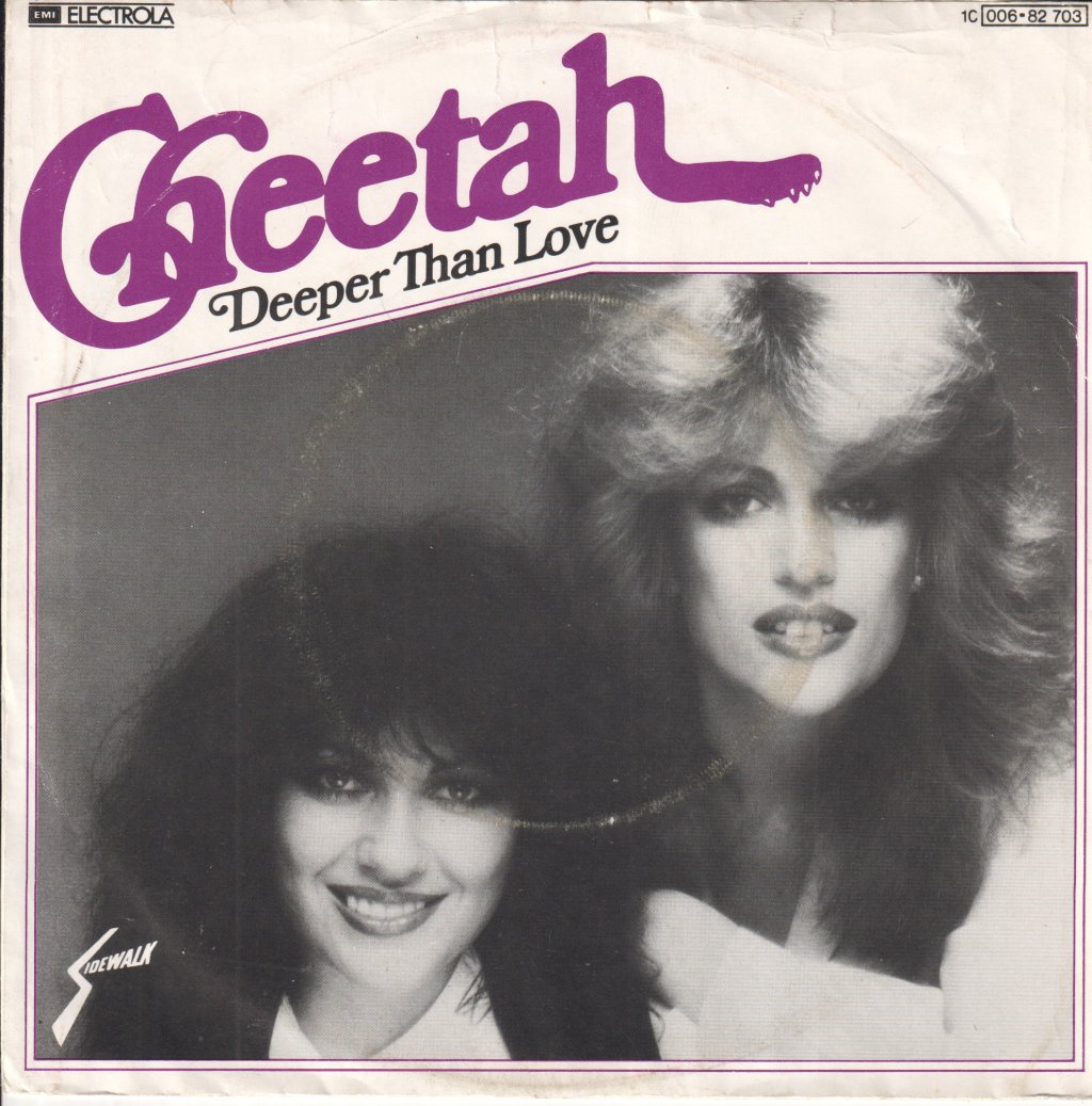Cheetah (Female Rock Group) - Deeper Than Love - 7 Inch