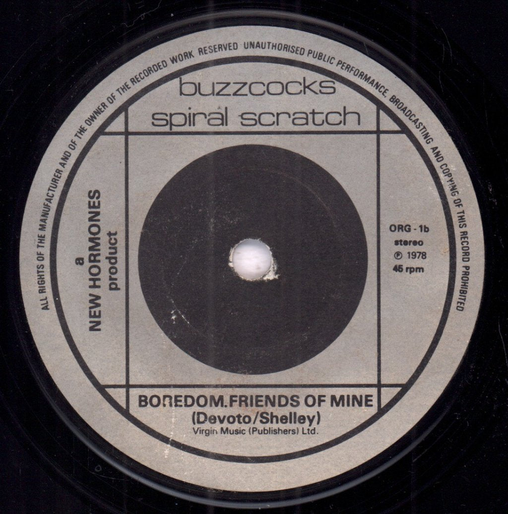 Buzzcocks - Spiral Scratch - 7 Inch