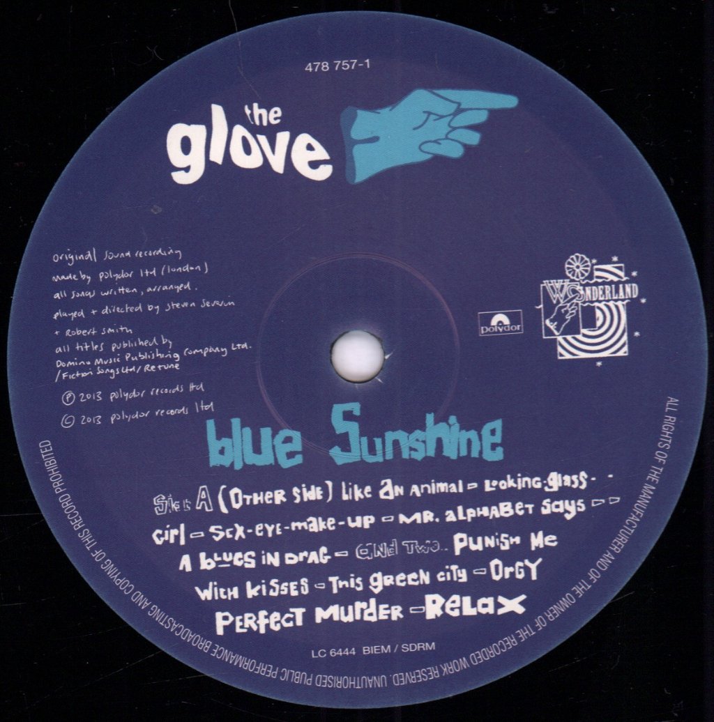 Glove - Blue Sunshine - Lp