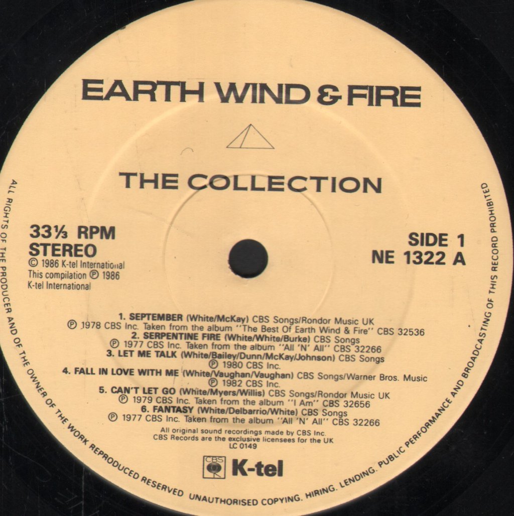 Earth Wind And Fire - Collection - Double Lp