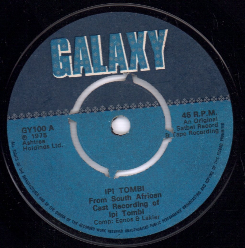 Ipi Tombi - From South African Cast Recording Of Ipi Tombi - 7 Inch