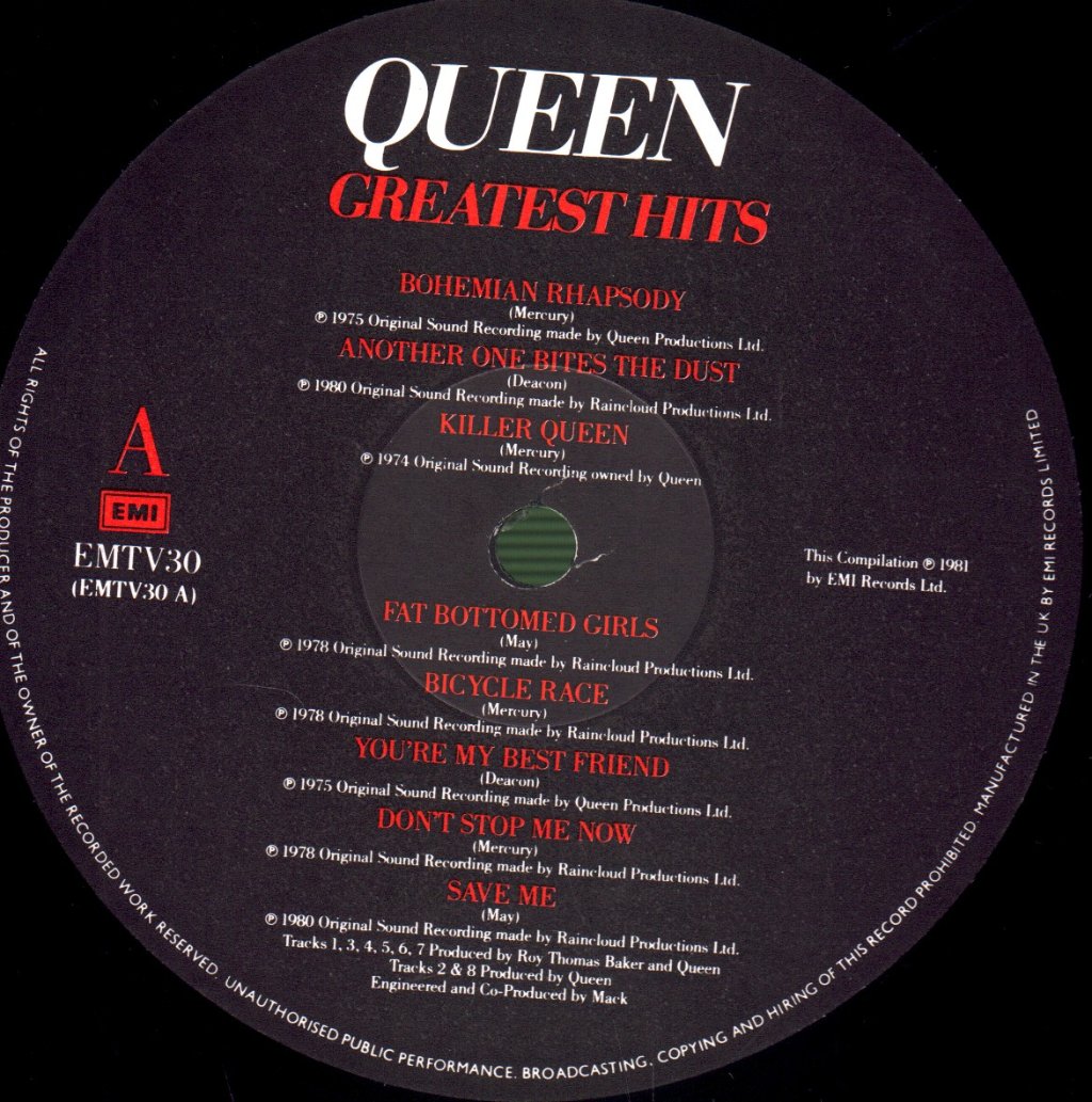 Queen - Greatest Hits - Lp