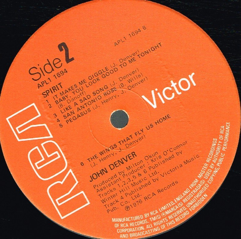 John Denver - Spirit - Lp