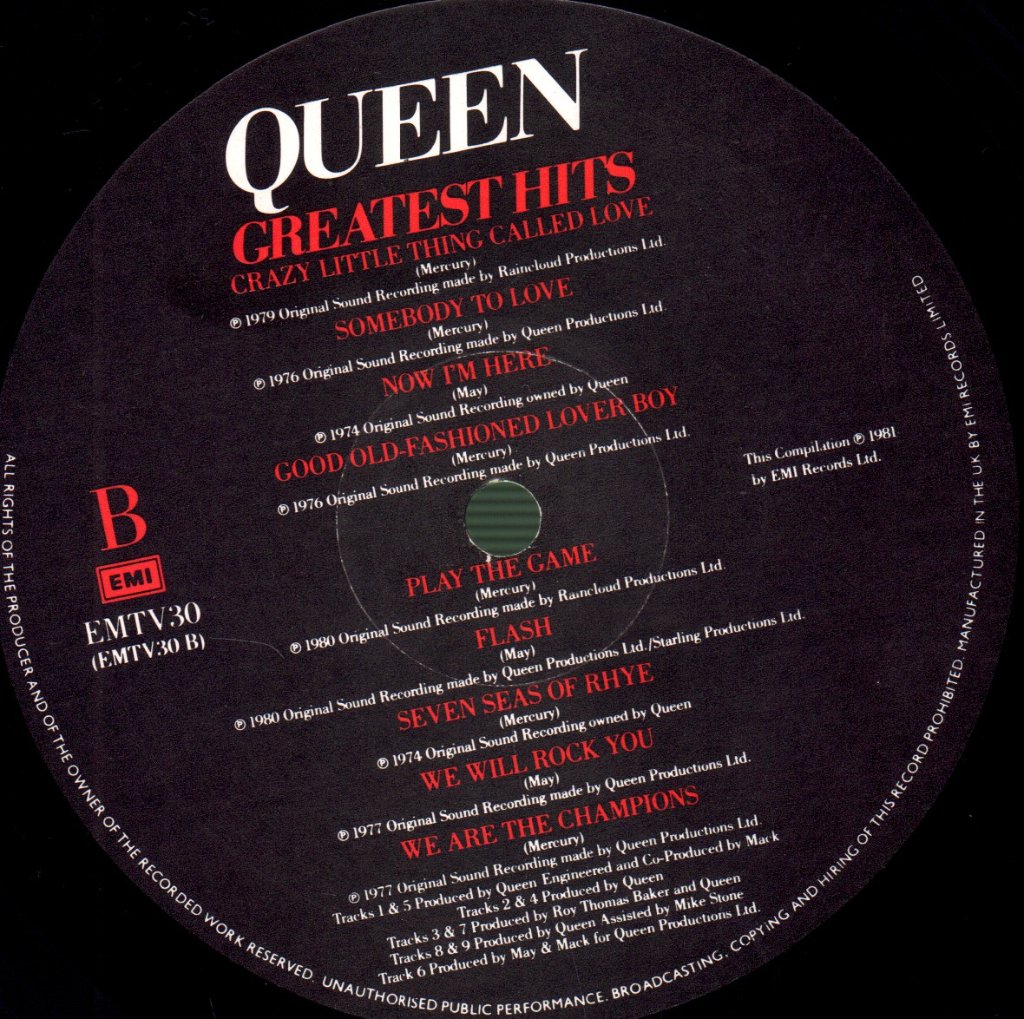 Queen - Greatest Hits - Lp