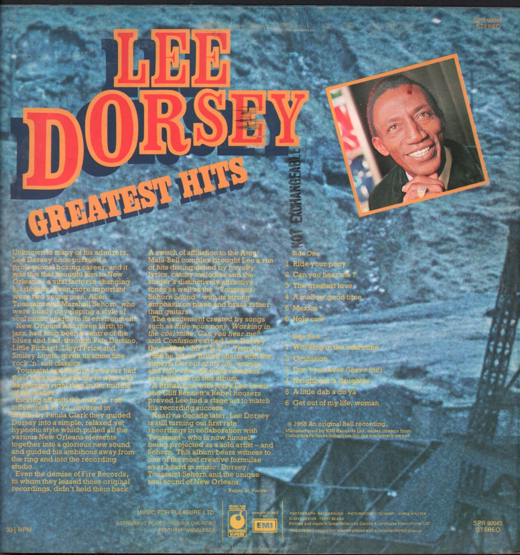 Lee Dorsey - Greatest Hits - Lp