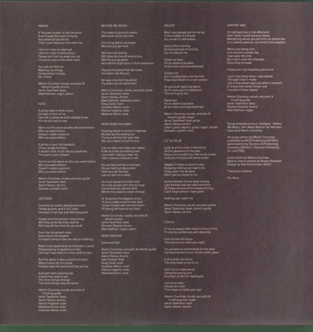Martin Courtney - Many Moons - Lp