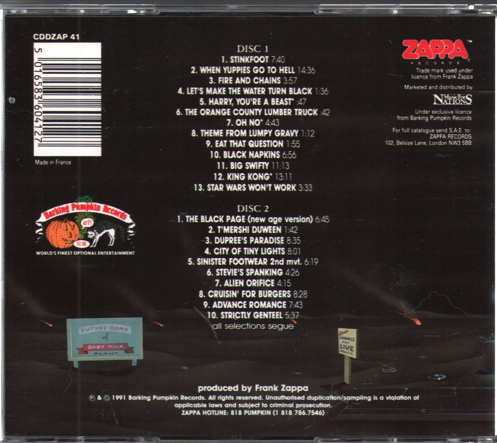 Frank Zappa - Make A Jazz Noise Here - Double Cd