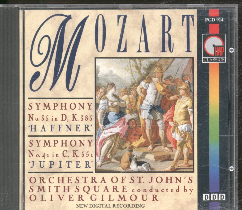 Oliver Gilmour, The Orchestra of St. John's Smith Square - Mozart - Symphony No. 35 in D, K.385 Haffner/ Symphony No. 41 in C, K.551 Jupiter - Cd