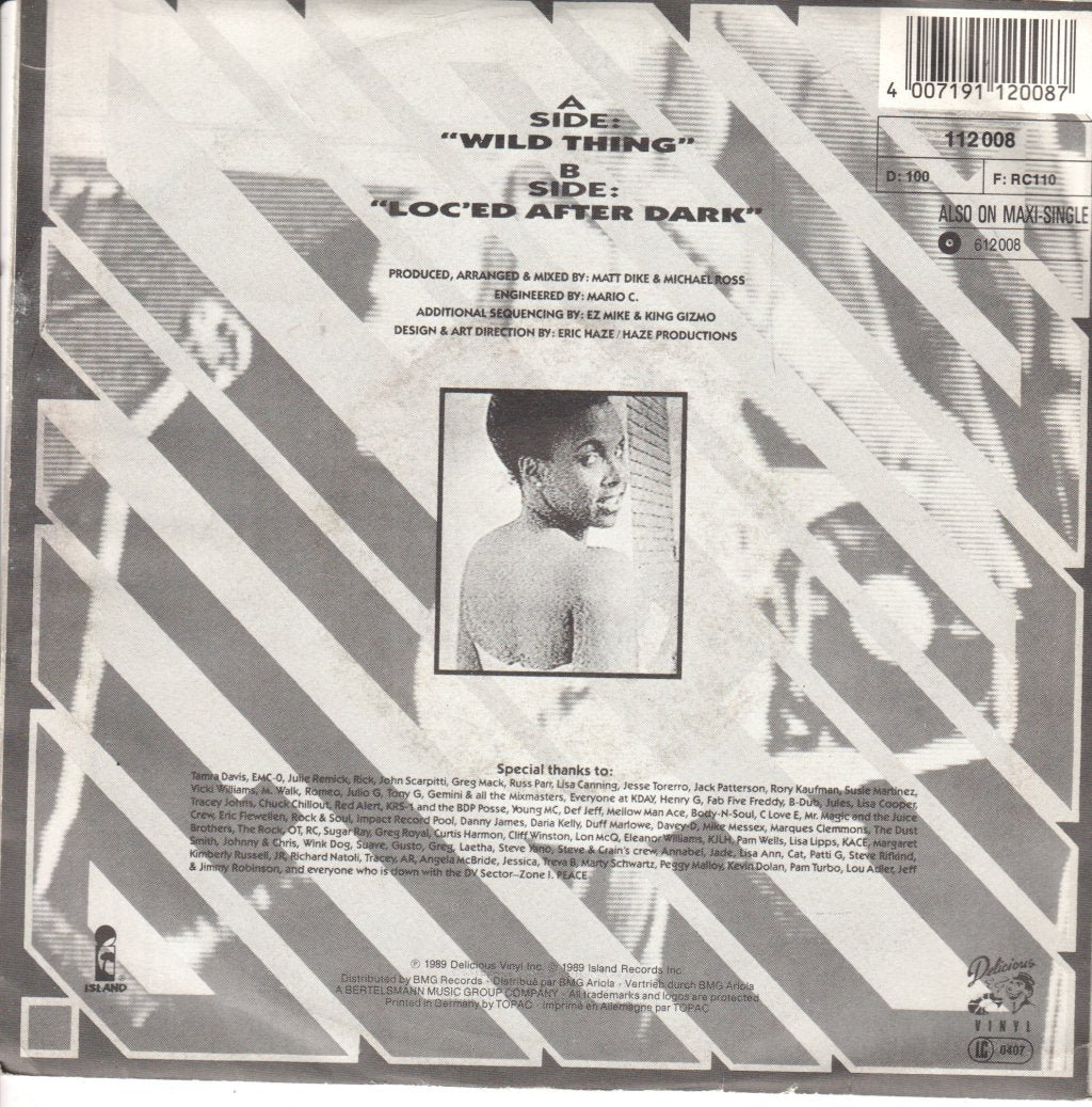 Tone Loc - Wild Thing - 7 Inch