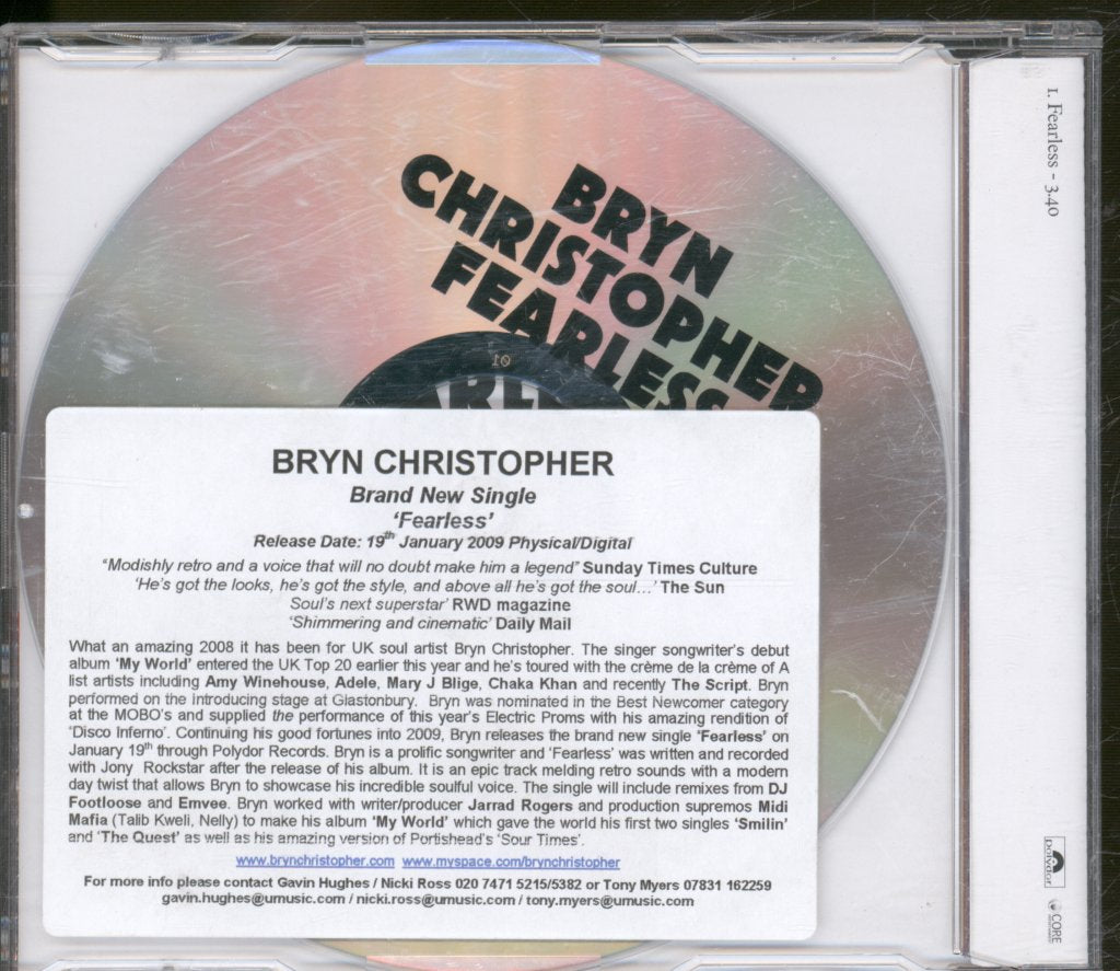 Bryn Christopher - Fearless - Cd