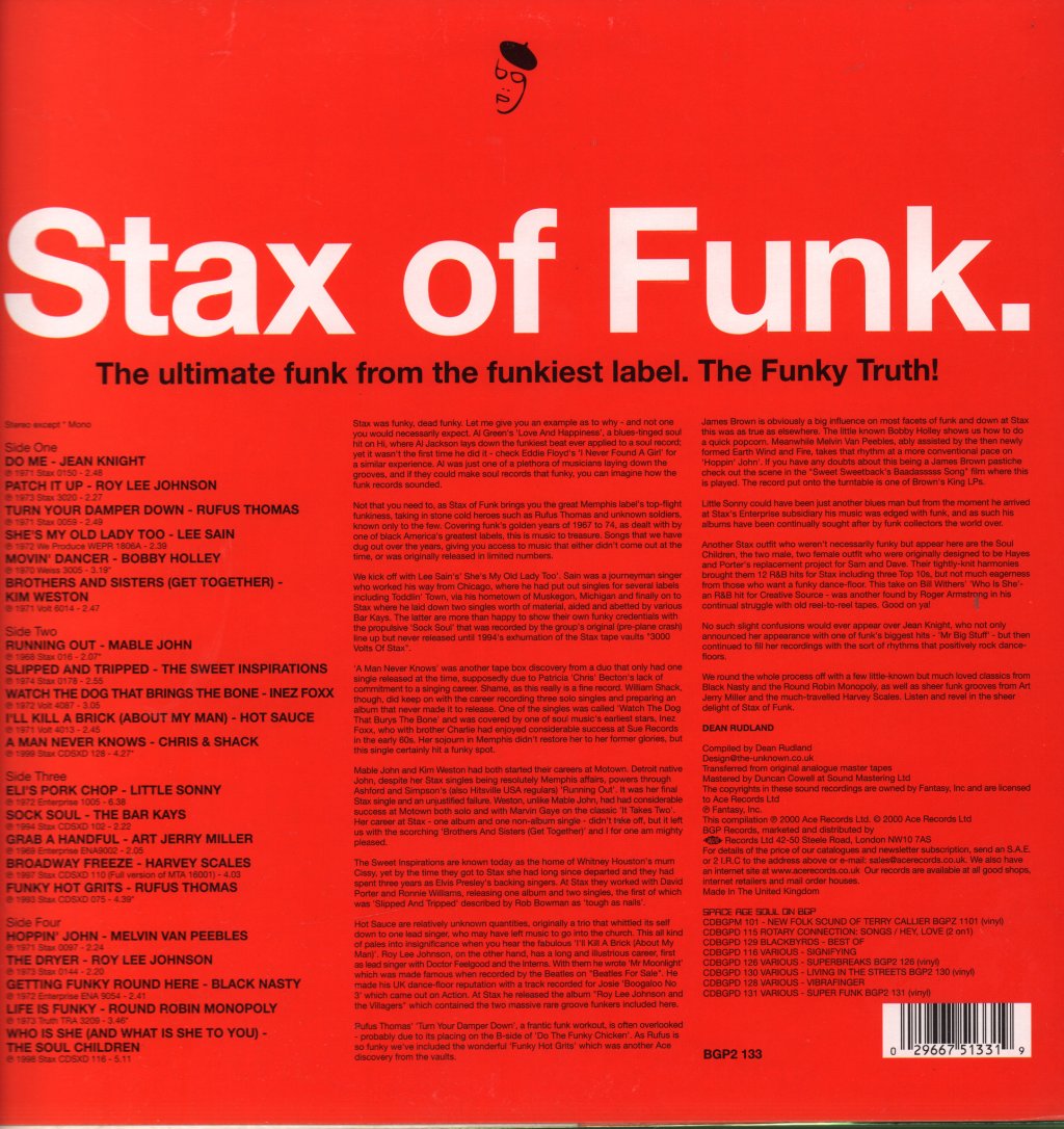 Various Artists - Stax Of Funk. The Funky Truth - Double Lp